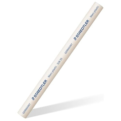 STAEDTLER Mars Plastic Eraser Refills - Latex-Free Erasers, Replacements for Refillable Holder, Home, School & Office, White, 2-Pack - style: 2 Eraser Refills