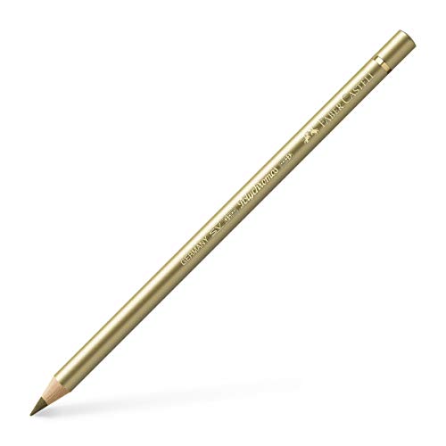 Faber-Castell Art & Graphic Polychromos Colour Pencil, (250), Gold, for Art, Craft, Drawing, Sketching, Home, School, University, Colouring - color: Gold