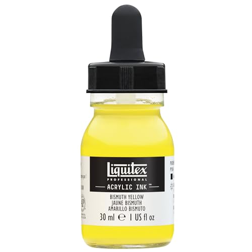 Liquitex Professional Acrylic Ink, 1-oz Jar, Bismuth Yellow - color: Bismuth Yellow, style: 1-oz Jar