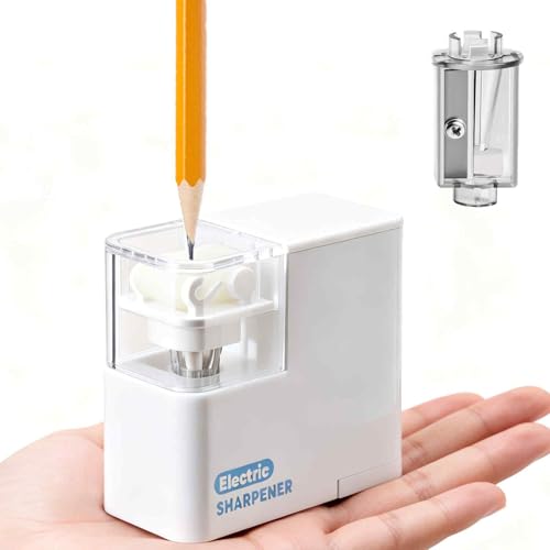 Battery Powered Electric Pencil Sharpener for No.2/Colored Pencils 6-8mm