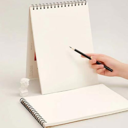 RGBMIX 8x11'' Watercolor Pad Book, 140lb/300gsm, 24 Sheets, Spiral-Bound Design, Fray-Free Pages Cold Press Paper Water Color Paper White - color: 20 Sheets watercolor paper