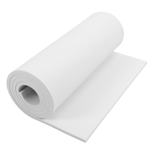 AMZQNART 10mm EVA Foam Sheets Roll 16x29.5in White for Cosplay DIY 90kg/m3 - color: 16×29.5in White, size: 10mm-Thick