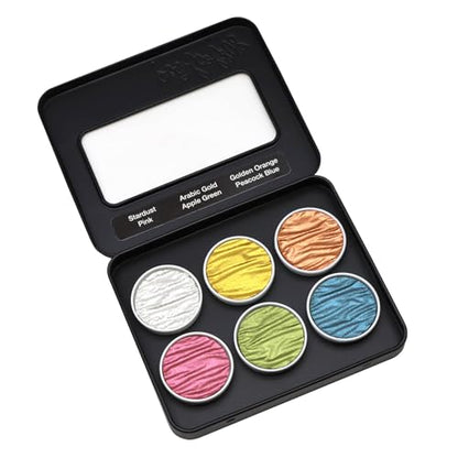 Coliro Finetec Artist Mica Watercolour M770 Candy by Set