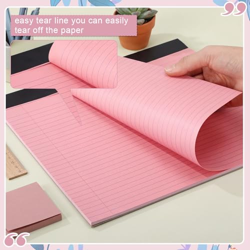 Lincia 6 Pcs Legal Pads Landscape Notebook, Soft Color - color: Soft Color