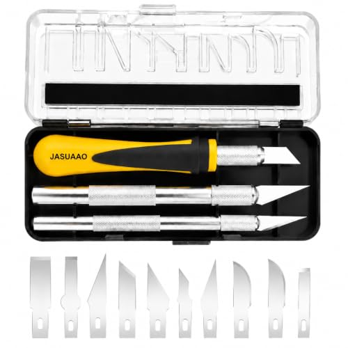 Exacto Knife Set, Precision Craft & Hobby Knives, 16-Piece | 10 Blades & 3 Handles in Magnetic Storage Case, Ergonomic Maker Kit for Scrapbooking, 3D Print Cleanup, Architecture Modeling