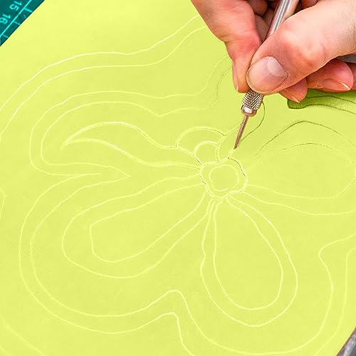 5 PCS Green A4 Rubber Carving Blocks, 8.3 x 11.8 Inch Large Stamp Block, Soft Rubber Stamping for Printmaking, Linoleum for Engraving Crafts - color: Green