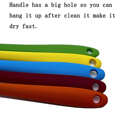 6 Pcs Silicone Spatulas, Small Rubber Spatula 8.3 inch | Heat Resistant Non-Stick Flexible Scrapers Baking Mixing Tool