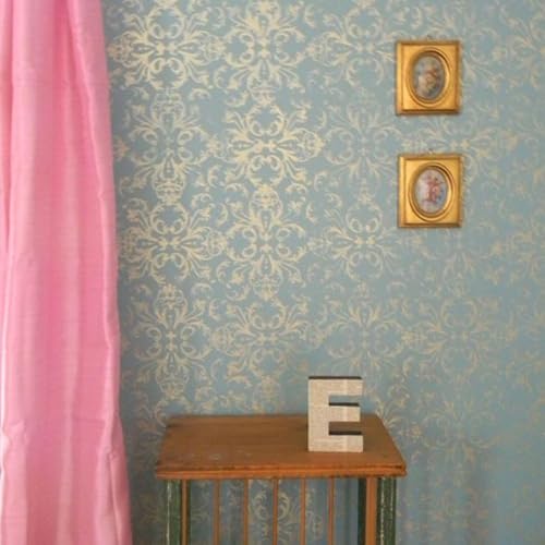 Victorian Baroque Wall Stencil | DIY Home Decor Stencils | Paint Stencil for Walls, Furniture, Floors, Fabric