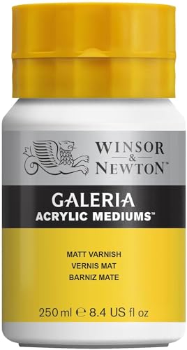 Winsor & Newton Galeria Acrylic Matte Varnish, 8.4-oz (250ml) Jar - color: Matte Varnish, style: 8.4-oz