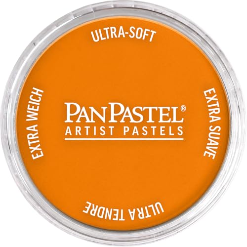 PanPastel Artist Pastels by GOLDEN, Orange, 2.44” / 62mm Pan Diameter, Professional Artist Pastels, Unique Pan Format (cake-like) - color: Orange, size: 1 Count (Pack of 1)