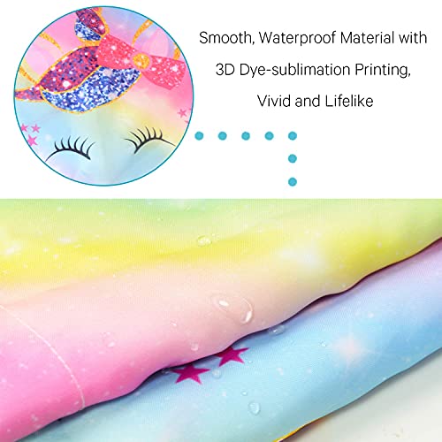 Sylfairy Art Smock For Kids Waterproof Artist Painting Smocks Toddler Painting Apron - color: Rainbow