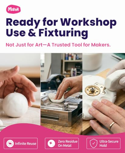 Reusable and Non-Drying Oil-Based Plasticine Modeling Clay | Professional non-toxic sulfur-free clay for artists, kids & adults. Reusable, no bake needed（Cream white 2lb） - color: Cream White, size: 2 Lbs
