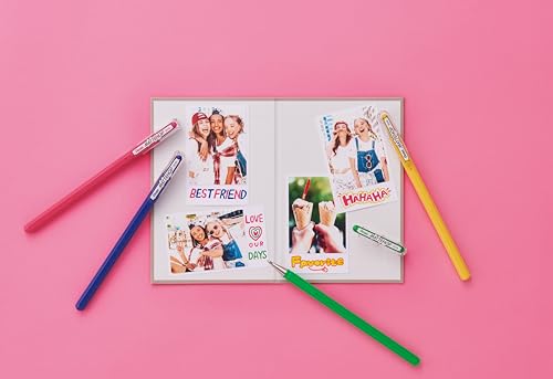 Pentel Matte Hop Sweet Color Ballpoint Pen, 7 Colors, K110-V7STB - color: 7 Colors Sweet