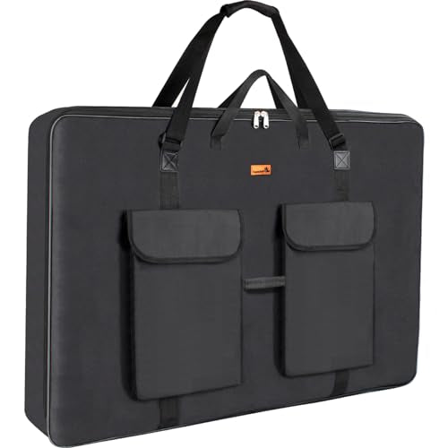 TreochtFUN Art Portfolio Bag 36 x 48 in - Waterproof Artist Carrying Case - size: 36 x 48