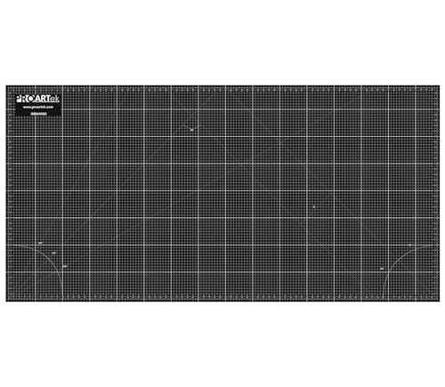 PK00013 Model GBM4080 Series 40" x 80" Professional Cutting Mat; Double-Sided Green/Black; Self-Healing; For Graphic Arts, Hobbies, Sewing, Scrapbooking, and other Cutting Projects - size: 80"L x 40"W