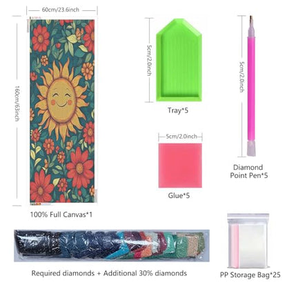ZHUMUTO Large Diamond Painting Kits for Adults Smiling Sunflower - color: LZMT047