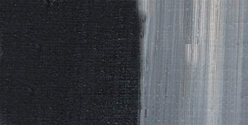 Lukas Studio Artist Oil Color Paints - High-pigment oil paint made with natural binder for artist, painting, & more! - [Ivory Black - 37 mL] - color: Ivory Black, size: 1.25 Fl Oz (Pack of 1)