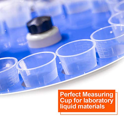 50 Pcs Plastic Measuring Cups, Resin Mixing Cups, Epoxy Mixing Cups