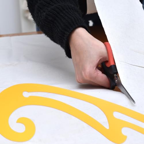 Clothing Proofing Ruler Flexible Curve Ruler for Sewing Armhole Drafting Drawing Template Tool for Garment Design Tailoring Fabric Cutting 16.33 in