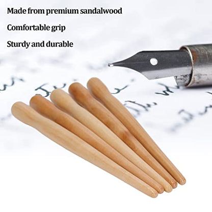 Zerodis Dip Pen Nib Holder, 5Pcs Cartoon Comic Pen Nib Holder Professional Drawing Painting Kit for Lettering Calligraphy Poster Making Cartooning Sketching Mapping(#1) - color: #1