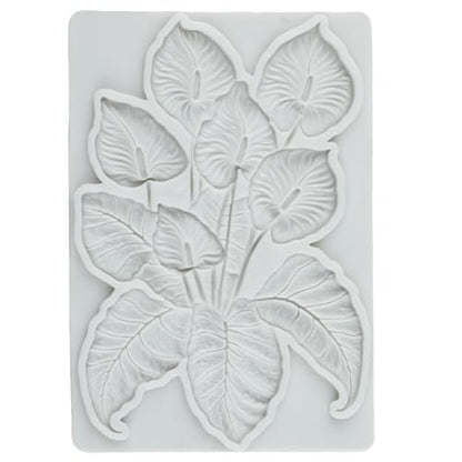 Leaf Polymer Clay Molds Monstera Leaf Silicone Mold - color: Style N