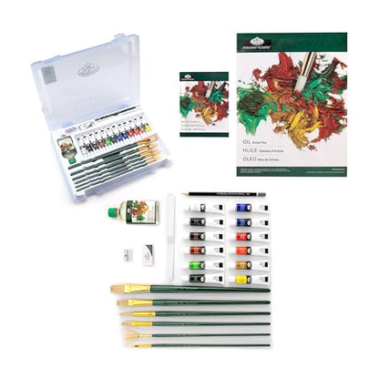 Royal & Langnickel Essentials Clear View Oil Painting Set, Large