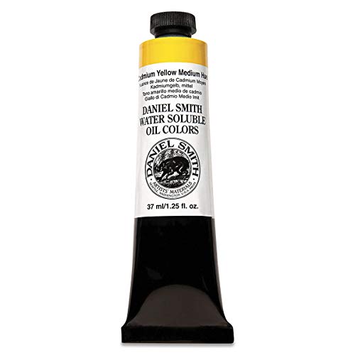 Daniel Smith Water Soluble Oil Color Paint, 37ml Tube, Cadmium Yellow Medium Hue, 284390029 - color: Cadmium Yellow Medium Hue