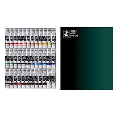 Turner Acrylic Paint Set Artist Acryl Gouache - Super Concentrated Vibrant Acrylics, Fast Drying, Velvety Matte Finish - [Set of 36 | 20 ml Tubes] - size: 24.34 Fl Oz (Pack of 1)