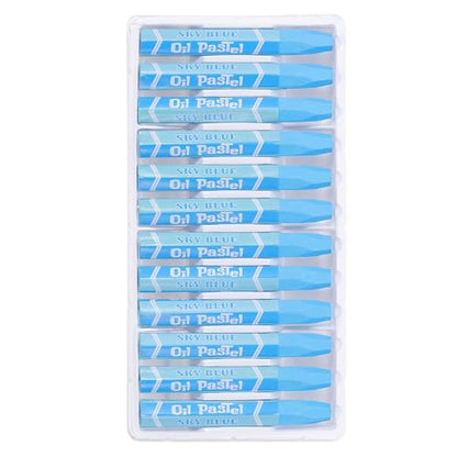 PATIKIL Sky Blue Oil Pastels, 36Pcs Soft Oil Crayons Pastels Stick Vibrant and Creamy Art Supplies Bulk for Artists Beginners Art Painting Drawing Blending Graffiti Gallery - color: Sky Blue