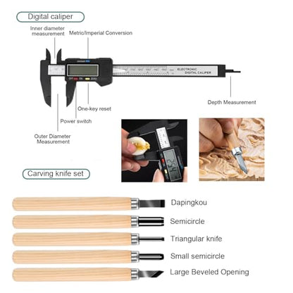 3D Printer Tool Kit, 68Pcs 3D Printing Tool Kit Assembly/Removal/Digital Caliper/Deburring/Model Processing/Spirit Level/Cleaning Tool Set Box 3D Printer Accessories for 3D Printing - color: 3D Printer Tool Kit Box-1