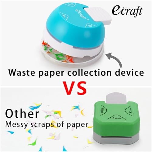 Paper Corner Rounder Punch : 3 in 1 (R4mm, R7mm, R10mm) - Corner Cutter for Paper Crafts, Laminate, Photo, DIY, Card Making and Scrapbooking