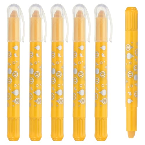PATIKIL Watercolor Gel Crayon, 6Pcs Washable Twist Coloring Crayons Bulk Blendable for Coloring, Drawing, Painting, Gold Tone Crayon - color: Gold Tone
