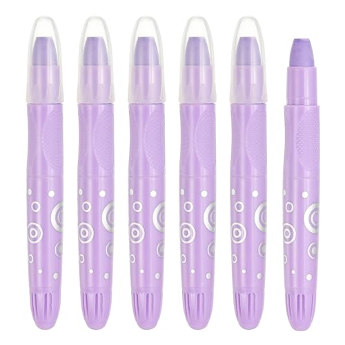 PATIKIL Watercolor Gel Crayon, 6Pcs Washable Twist Crayons for Coloring, Drawing, Painting, Light Purple (5.2x0.59) - color: Light Purple