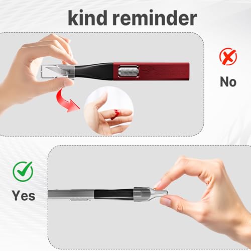 Precision Craft Knife, #11 Blade Storage, 3-Pack Black | Ergonomic non-roll hobby scalpel, internal spares compartment, aluminum locking wheel for DIY modeling & scrapbooking. - color: Black*3pcs