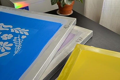 Aluminum Screen Printing Frame 20x24-137 Count White Mesh Silk Screen - size: 137 Count - 20x24