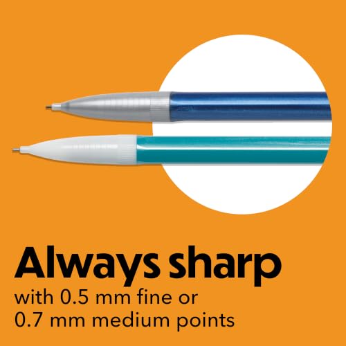 BIC Mechanical Pencils #2 XtraSmooth, 20 0.7mm & 20 0.5mm, Pack of 40