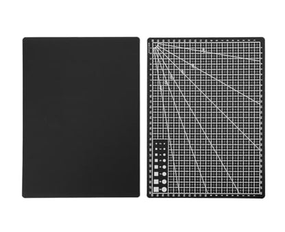 Self Healing Sewing Mat, Rotary Cutting Mat Double Sided 5-Ply Craft Cutting Board for Sewing Crafts Hobby Fabric Precision Scrapbooking Project 9inch x 12inch (A4-Black)