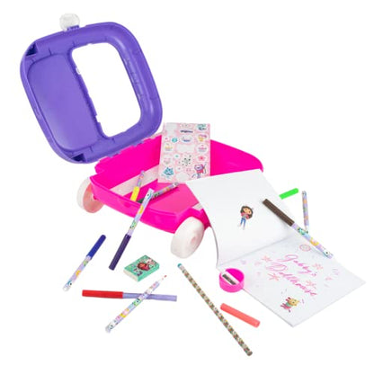 Innovative Designs Gabby’s Dollhouse Color and Roll Activity Set with Carrying Case, Stickers, & Art Supplies - style: GabbysDollhouse