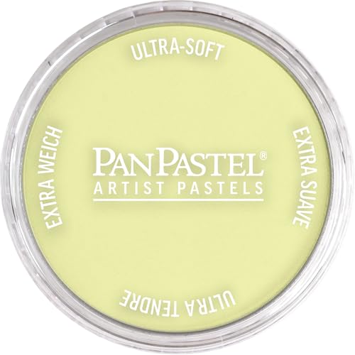 PanPastel Artist Pastels by GOLDEN, Bright Yellow Green Tint, 2.44” / 62mm Pan Diameter, Professional Artist Pastels, Unique Pan Format (cake-like) - color: Bright Yellow Green Tint, size: 9 ml (Pack of 1)