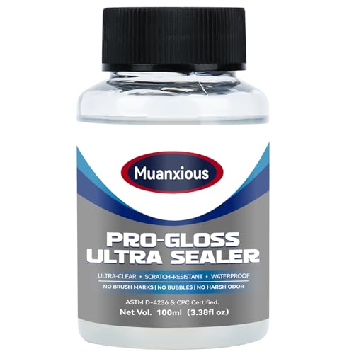 Studio High-Gloss Varnish for Air-Dry & Polymer Clay, 100 mL | Crystal-clear, no-tack finish after full cure; smooth, buildable coats for miniatures, ornaments and multiple clay projects - size: 100ml (3.38 fl oz)