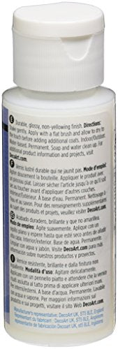 DecoArt DS19-3 Americana DuraClear Varnishes, 2-Ounce, Gloss - color: Blue Gloss, size: 2 fluid ounces