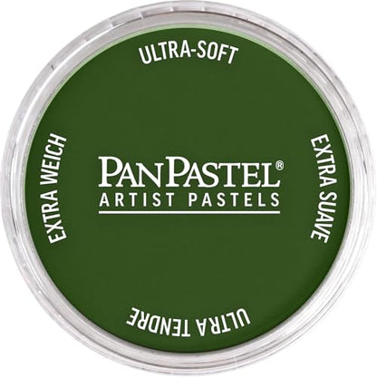 PanPastel Artist Pastels by GOLDEN, Chromium Oxide Green, 2.44” / 62mm Pan Diameter, Professional Artist Pastels, Unique Pan Format (cake-like) - color: Chromium Oxide Green, size: 9 ml (Pack of 1)
