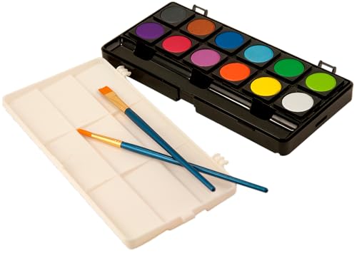 Studio Series Dry Gouache Paint Set (12 opaque watercolor paints)
