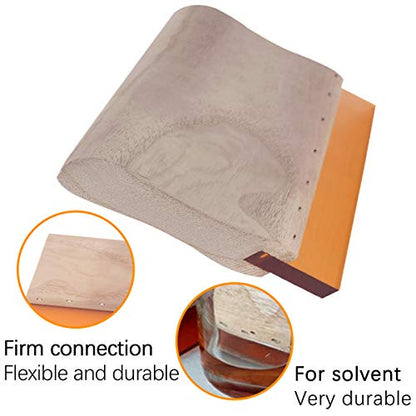 Screen Printing Squeegee for Screen Print Ink Scraper, 75 Durometer Wooden 9.4 inch - size: 9.4inch