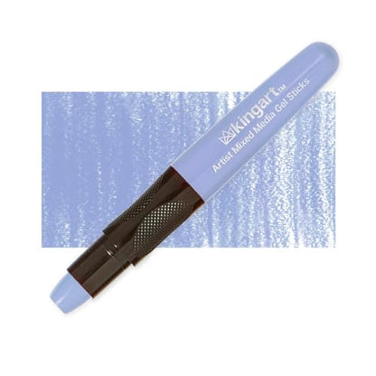 KINGART GS029-1 Mixed Media Gel Stick Crayon, Pale Blue | 1-Piece Artist Crayon: Brush on water for watercolor effects; odorless and non-toxic - color: Pale Blue