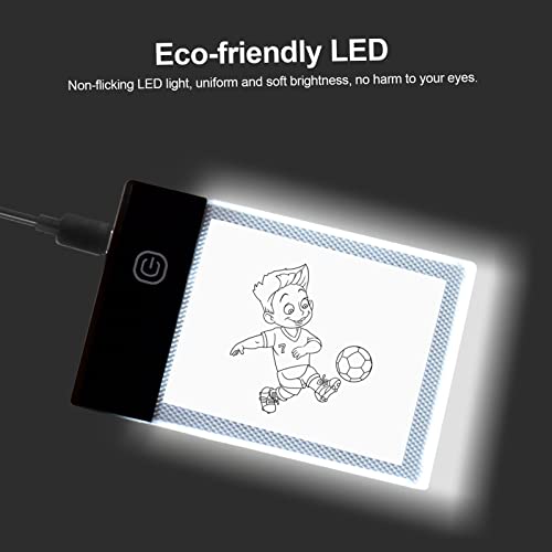 Mini Led Light Pad with 5 Flip Books, Flip Book Kit with Light Pad LED Light Box Tablet，300 Sheets Drawing Tracing Animation Sketching, USB Powered Light Box
