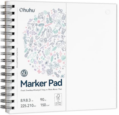 Ohuhu Marker Sketchbook + Ohuhu Fineliner Pens