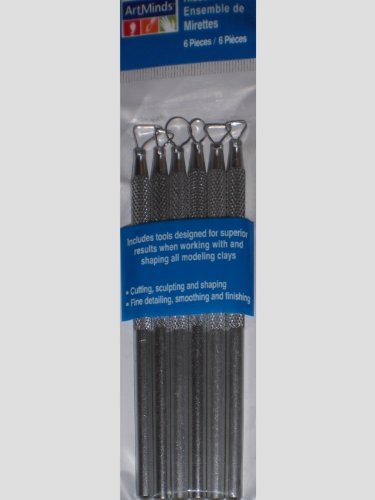 Artminds Modeling Clay Ribbon Tool Set - 6 Pieces