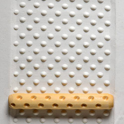 MKM Pottery Tools Wood Hand Rollers for Clay (HR-12 Dots) - size: HR-12 Dots