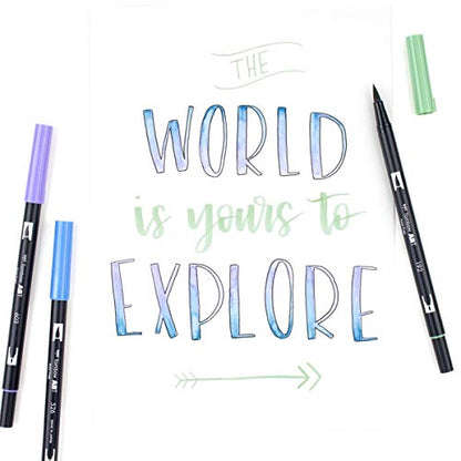 Tombow ABT Dual Brush Pen set of 10, LANDSCAPE